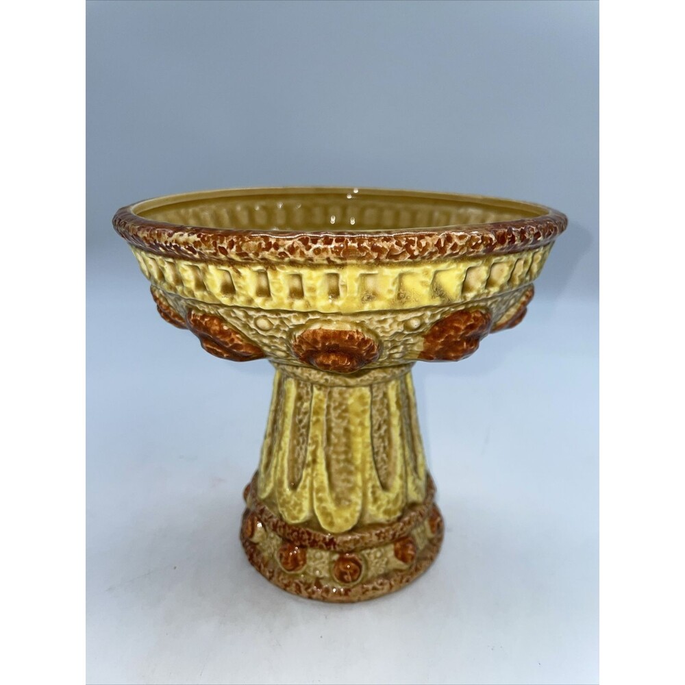 Vintage United Japan Footed Compote Candy Dish Planter 6” X 6.5”
